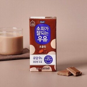 [매일유업] 소화가잘되는우유 쵸코 (190mL*24개)